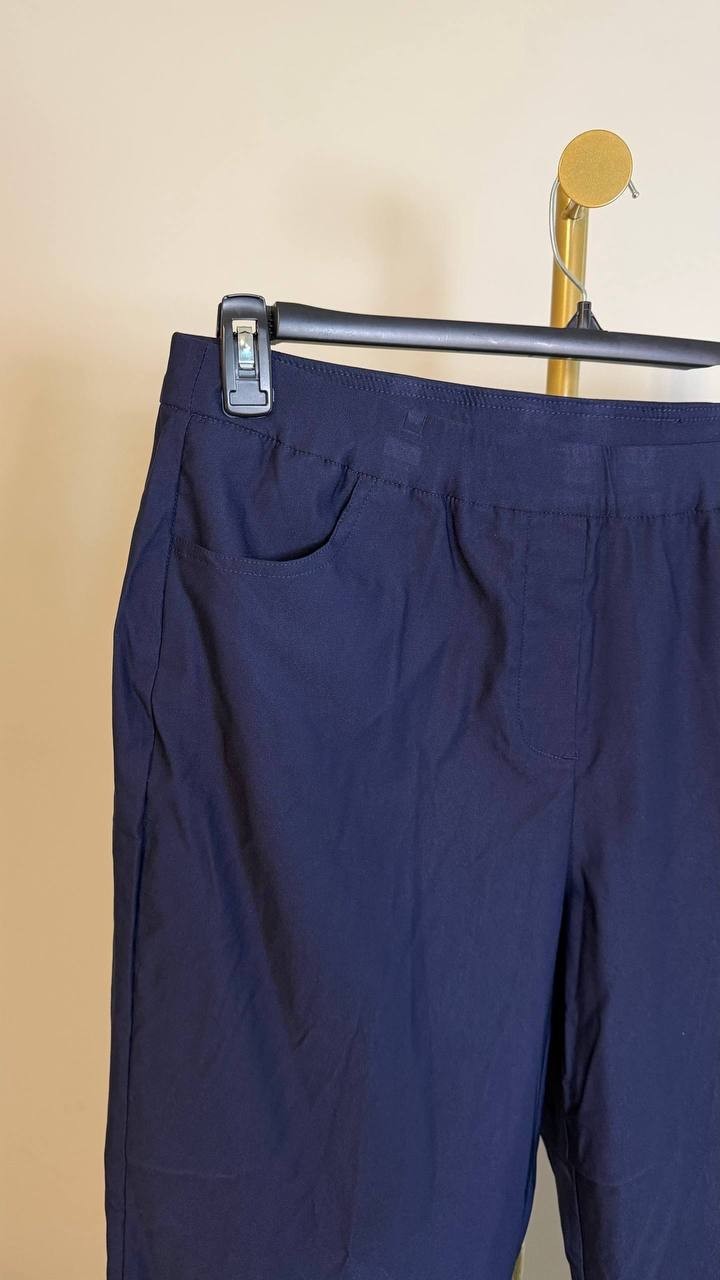 Alfred Dunner Women’s Plus Petite Allure Stretch Pants Navy 16W $52.50 NWT