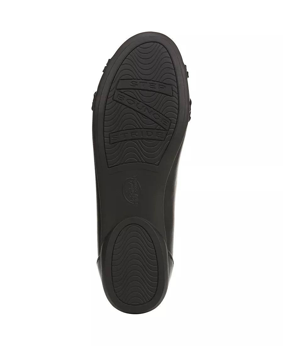 LifeStride Aliza Flats 5.5M Black Synthetic Slip‑On Round Toe NIB msrp$69.99