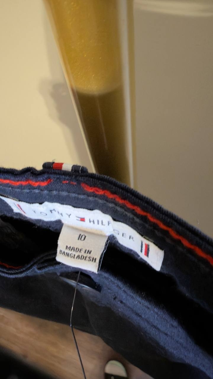 Tommy Hilfiger Women’s Slim Fit Chino Navy Size 10 Pre‑Owned Good $79.50