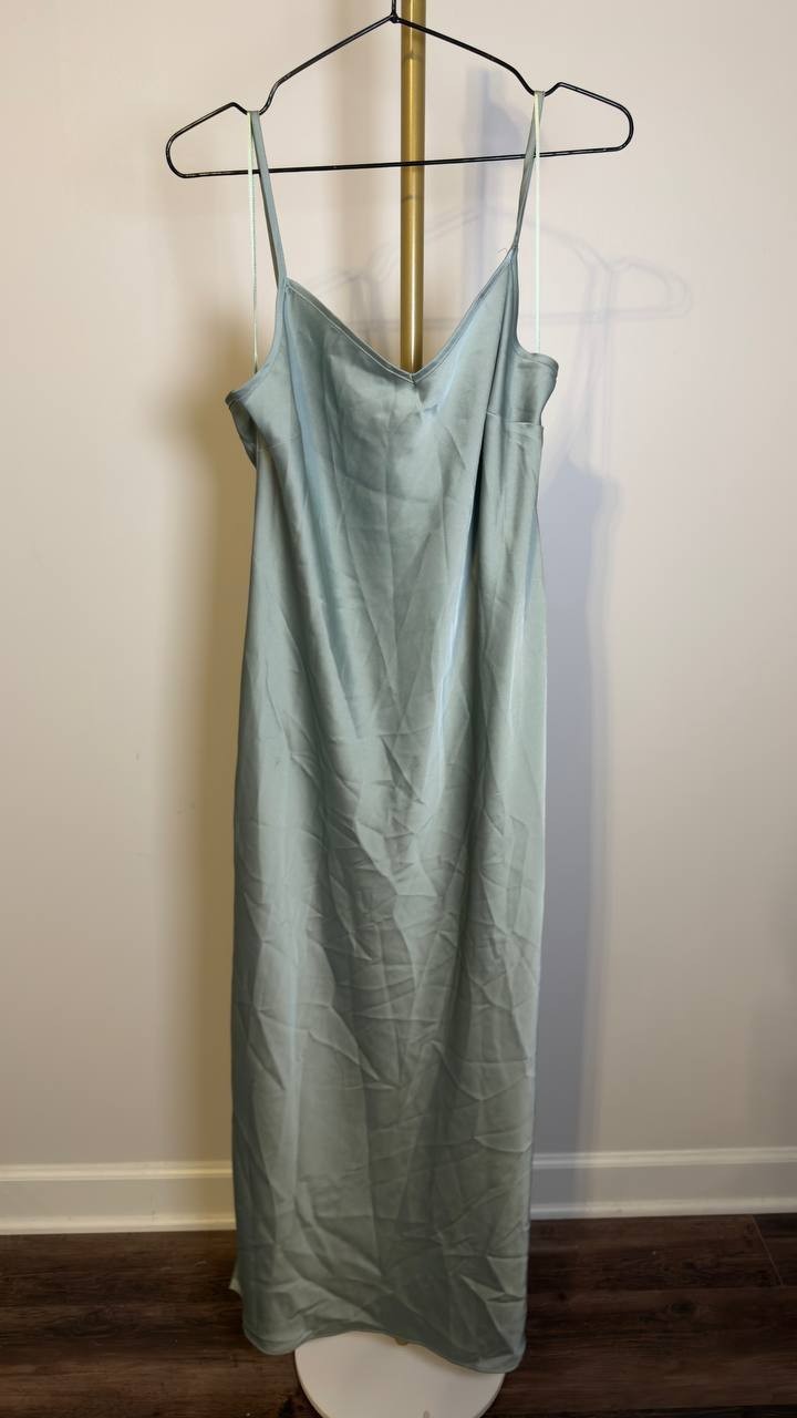 MSK Sweetheart Neck Slip Dress Mint Hint M NWT $69