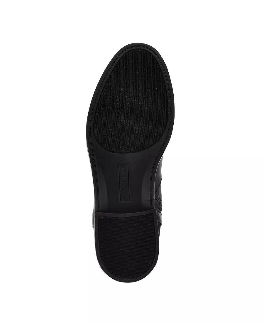 Tommy Hilfiger Imizza Boots 7.5M Black Faux Leather Knee‑High NIB msrp$159