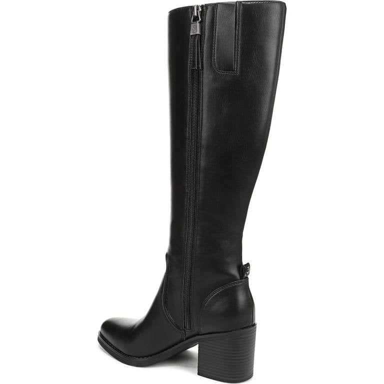 Franco Sarto Gisella Knee High Boots Black 7.5M Leather $225 NWB