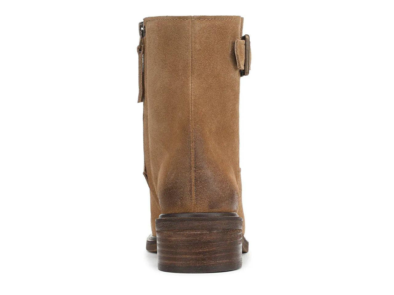 Franco Sarto Suede Booties 6.5M Tan New in Box MSRP $185