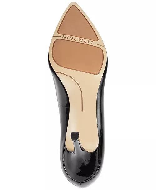 Nine West Black Leather Pumps 7M New in Box MSRP $99