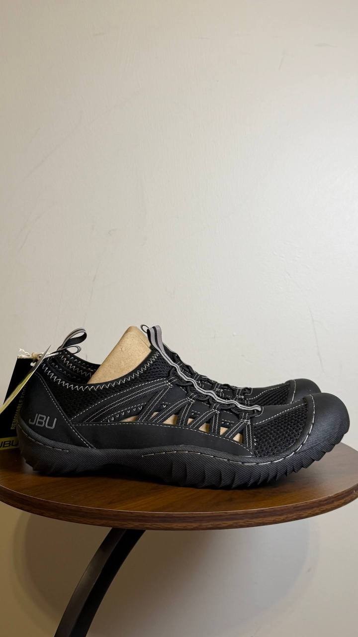 JBU Topsail Water Shoes Black MEN 9M Nylon Mesh Outdoor MSRP $80 NWB