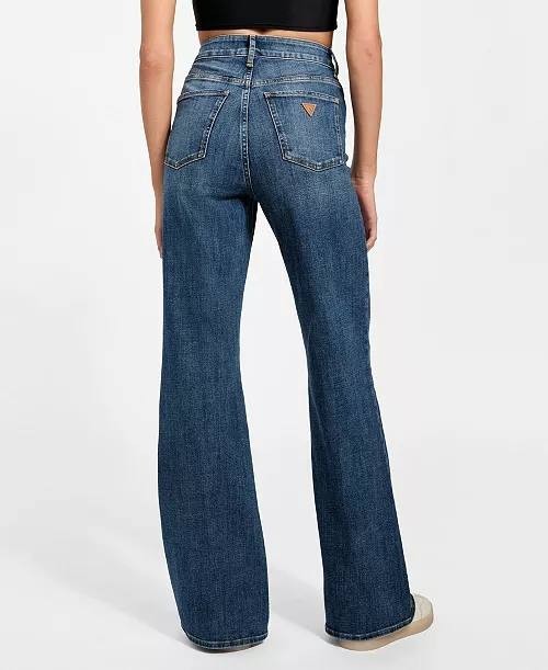 Guess Classic Faye High Rise Bootcut Jeans Denim Blue 27 NWOT MSRP $108
