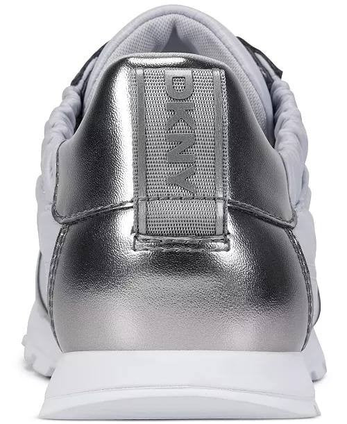 DKNY Nickel Synthetic Sneakers 6.5M NIB MSRP $109