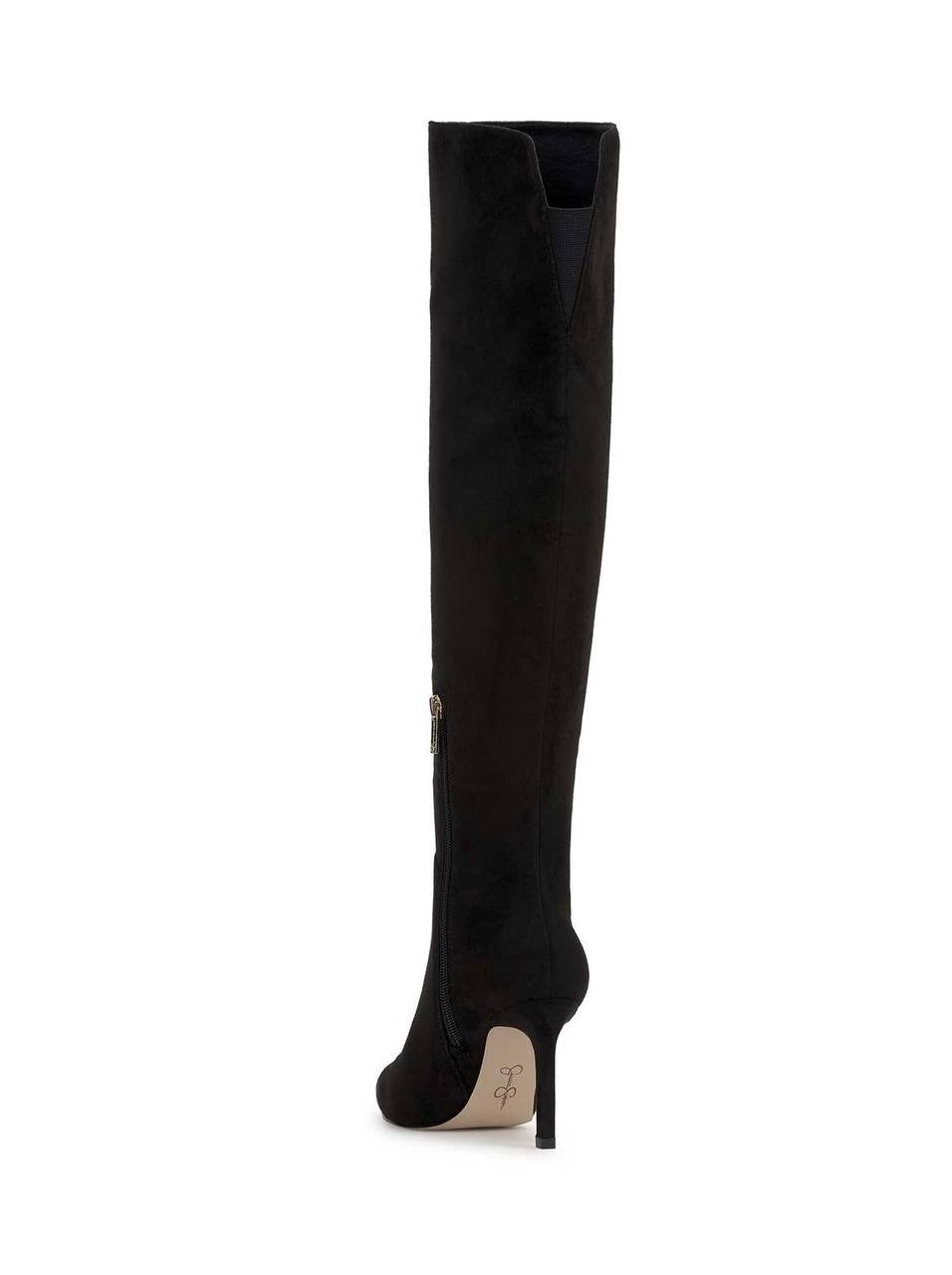 Jessica Simpson Earon High Boots Black 9.5M WC Faux Leather $149 NWOB