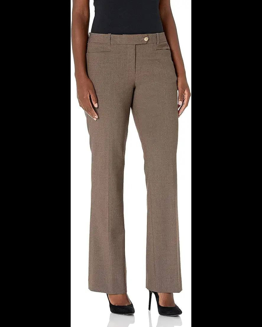 Calvin Klein Modern Fit Lux Pant with Belt – Size 10P – Pre‑Owned – $89