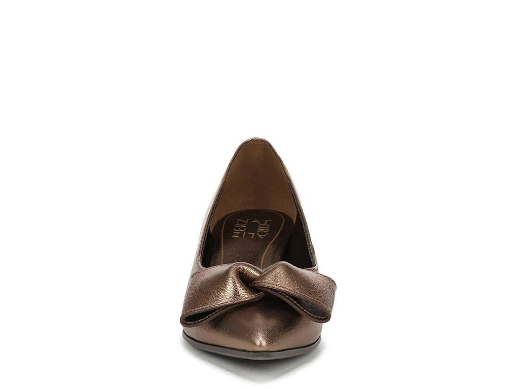 Naturalizer  Mavis  Pump  Old  Gold  Leather  9.5W  New  $160