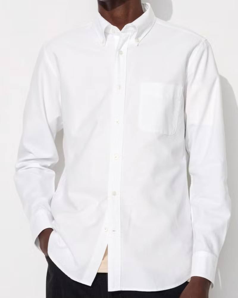 Lauren Ralph Lauren White Stretch Cotton Shirt – Men's Size L