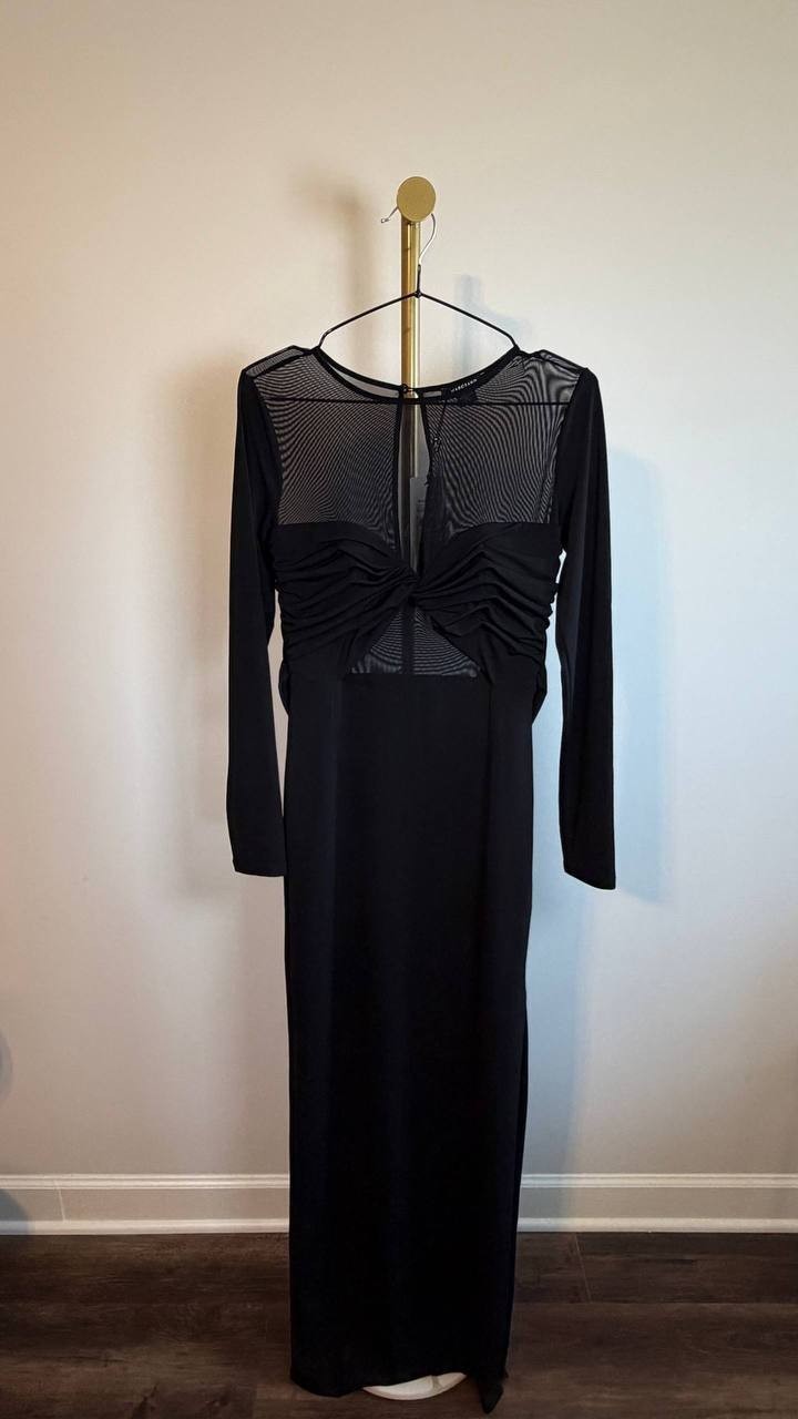 Marciano by Guess Eco Audrina Maxi Dress Black Size 6 NWT $280