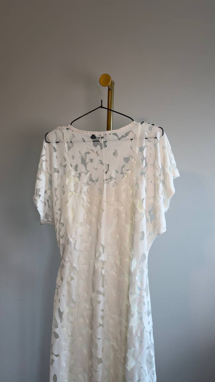BOSS EBUNA Dress White L NWOT $229