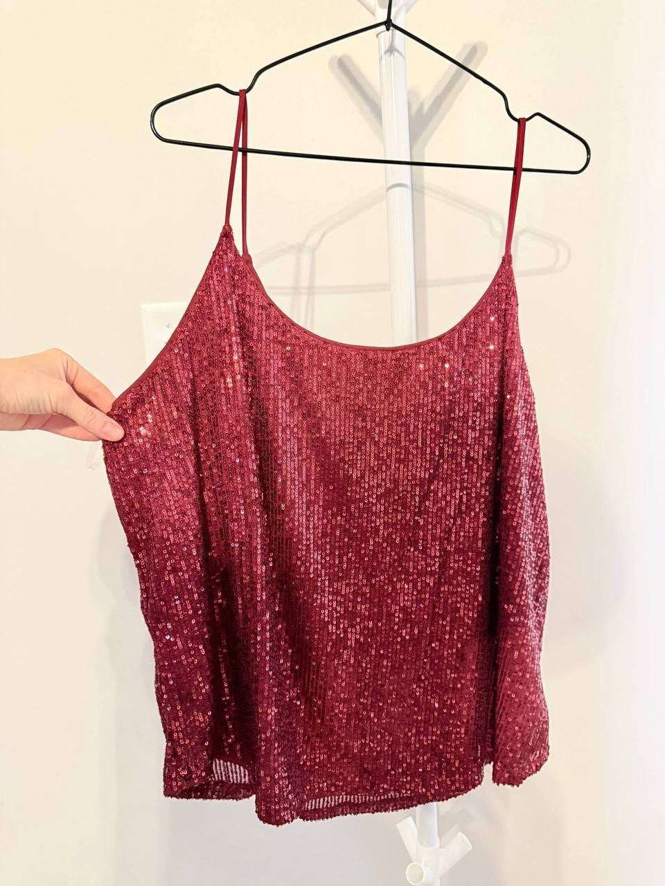 Bar III Red Sparkle Top – Size XXL – NWT – MSRP$59