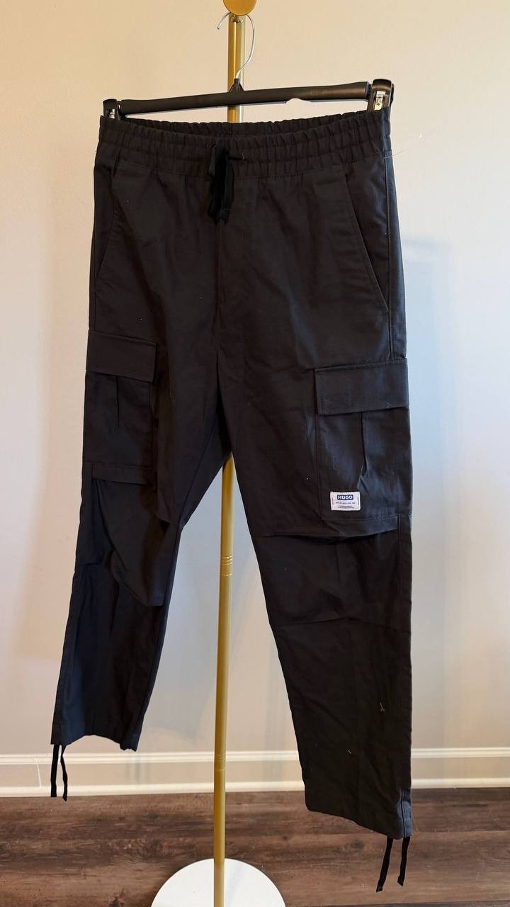 Hugo by Hugo Boss Men’s Gadic 242 Cargo Pants Black S $159 NWOT