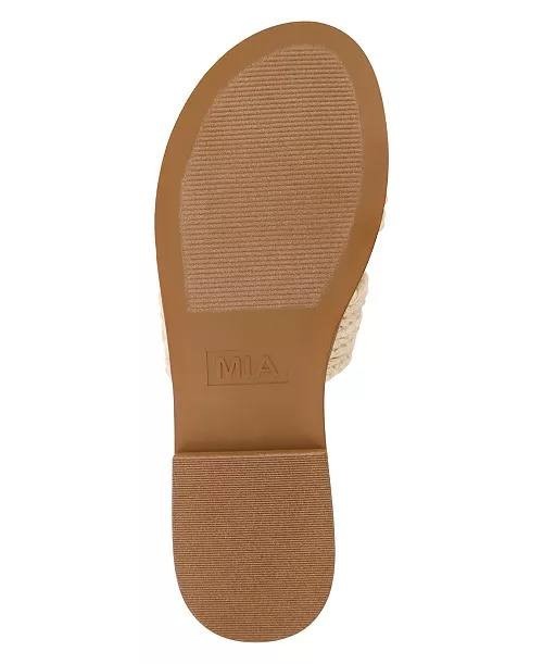 MIA Flat Sandals Natural 7.5 M New $60.00