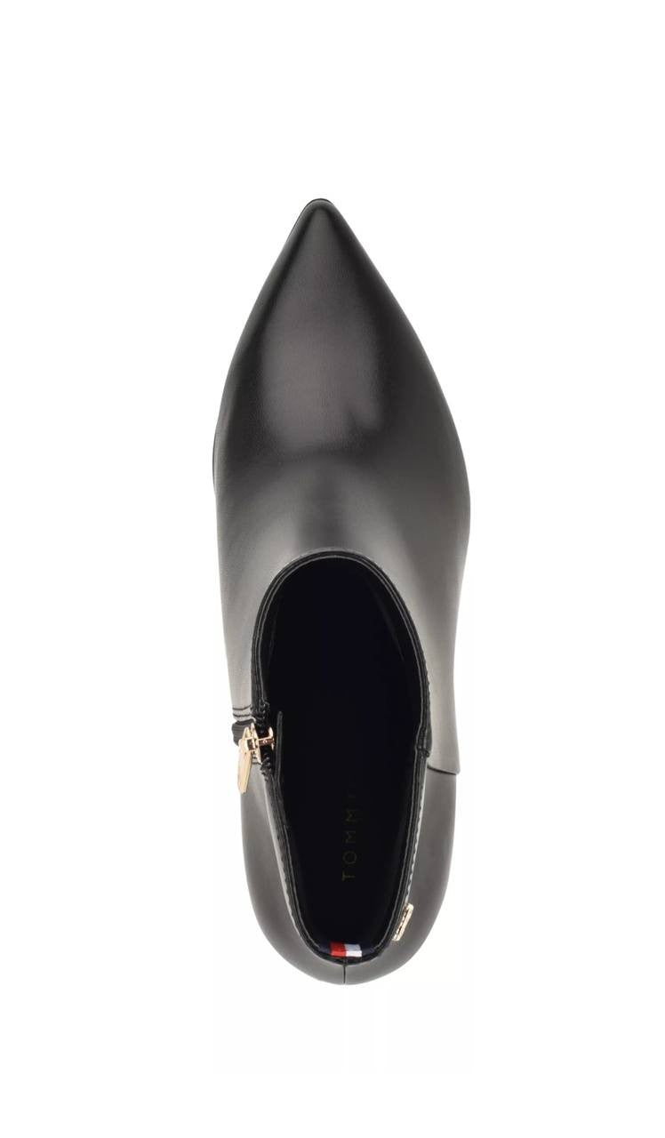 Tommy Hilfiger Block Heel Boots Black 7.5 M New $129.00