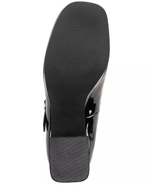 Bella Vita Marigold Pumps 8W Black Suede Square Toe Block Heel NIB msrp$115