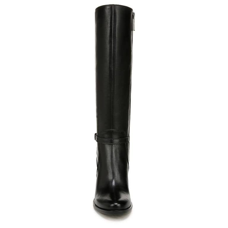 Naturalizer Kalina Extra Wide Calf Knee High Boots Black 8.5M Leather $289.99 NW