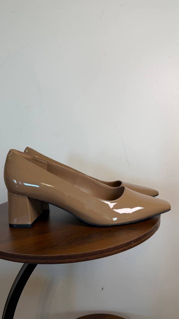 Easy Spirit Dorian Pump Dark Brown 11M Synthetic Block Heel $109 NWB