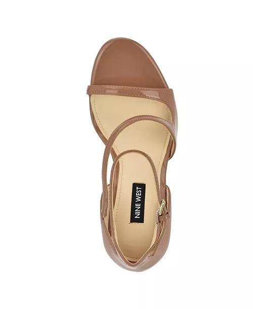 Nine West Natural Man‑Made High Stiletto Sandals 8M New in Box MSRP $109