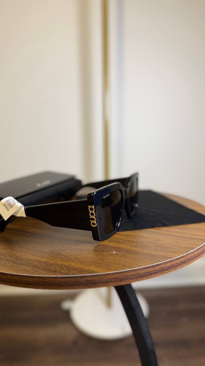 Gucci  Cat‑Eye  Sunglasses  Black  OS  NWT  $575