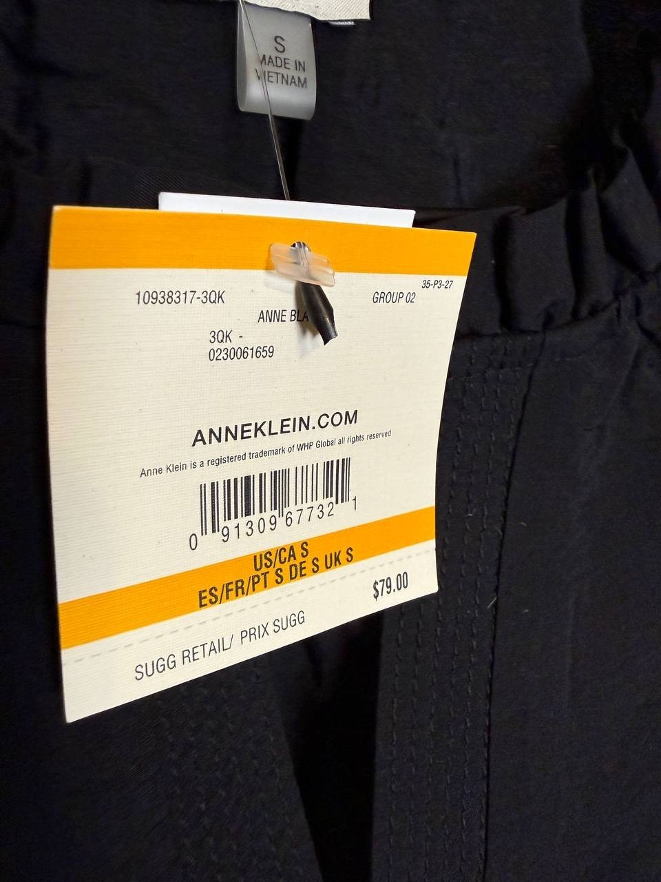 Anne Klein Sleeveless Textured Ruffle Blouse – Size S – NWT – $79