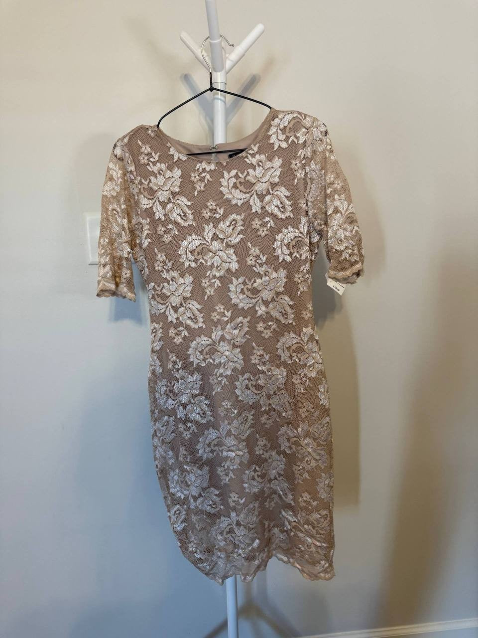 Marina Short‑Sleeve Lace Dress – Sizes S & M – NWT – $79.99