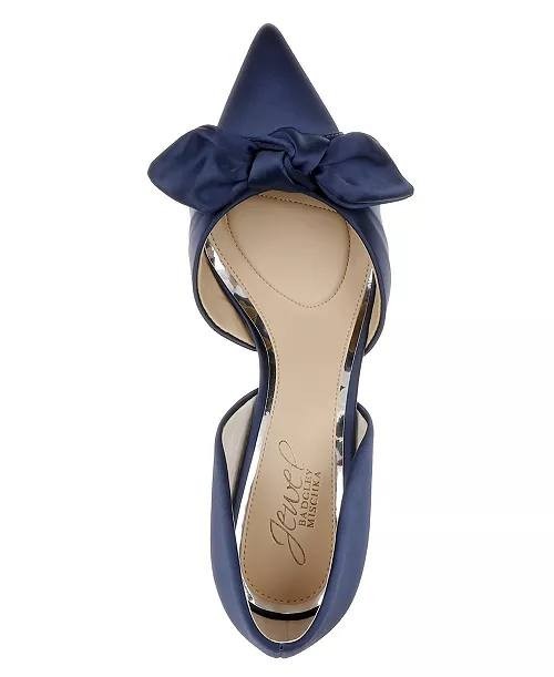 Jewel  Badgley  Mischka  Evening Pumps  Navy  11  New  $109