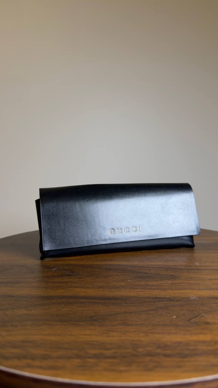 Gucci Women’s 99mm Oversize Shield Sunglasses Black NWT $430