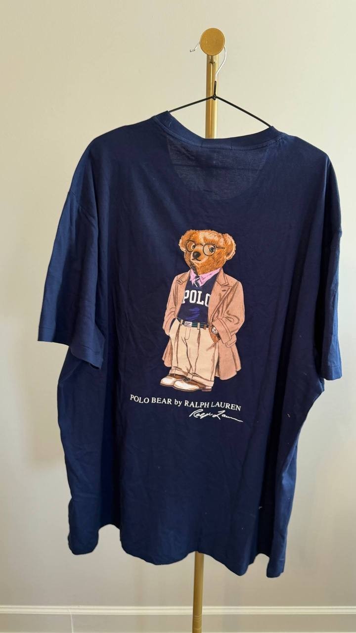 Polo Ralph Lauren Big & Tall Polo Bear Jersey T‑Shirt Blue XLT NWT