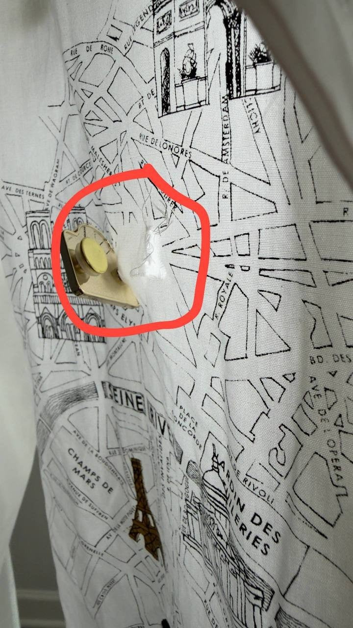 Karl Lagerfeld Paris Whimsy White Poplin Shirt White S NWOT Damaged $119