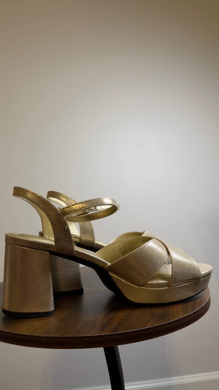 Reaction  Kenneth  Cole  Dress  Sandals  Soft Gold  12M  New  $89