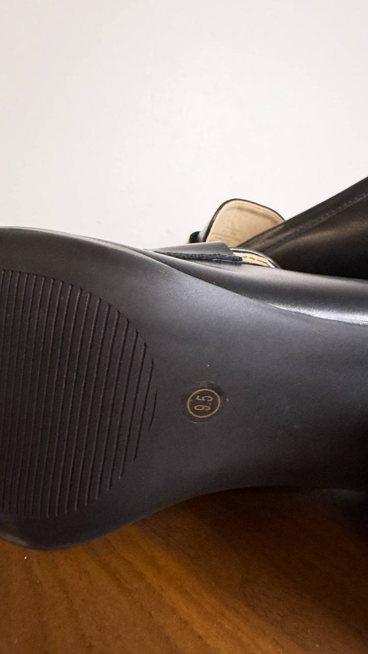 Journee Stacked Heel Pumps 9.5M Black Man‑Made New in Box MSRP $59.99