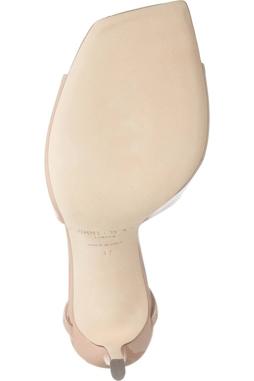 Jimmy  Choo  Strappy  Sandals  Beige  38  Pre‑owned