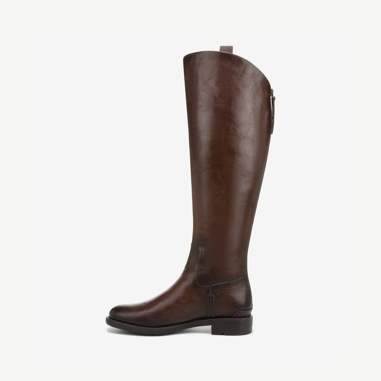 Franco Sarto Meyer Women’s Knee High Boots Brown 6.5M WC Leather $275 NWB
