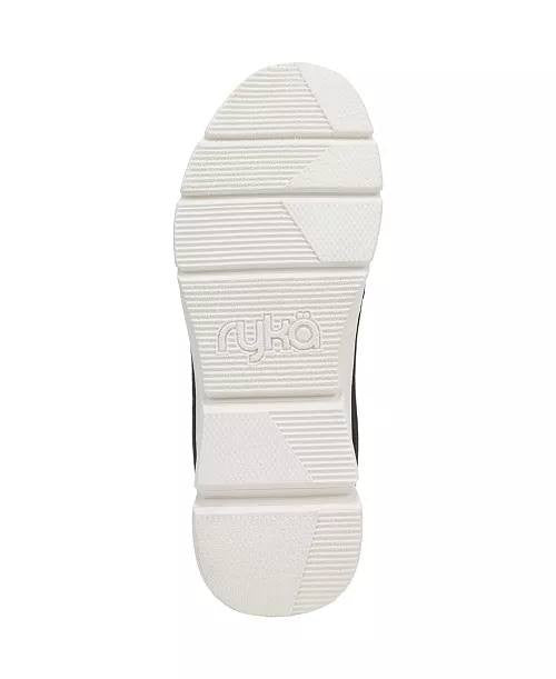 Ryka Black Fabric Walking Sneakers 5.5M NIB MSRP $89.99