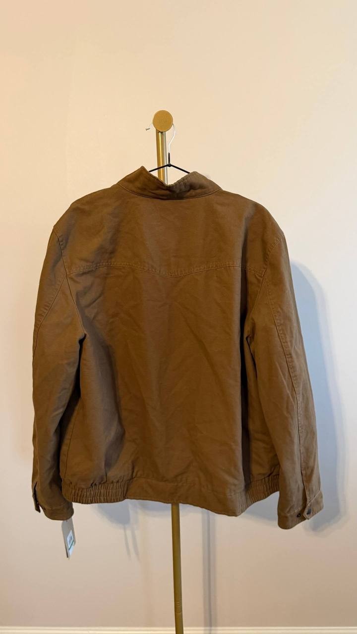 Levi’s Men’s Stand‑Collar Jacket Brown L $150 NWT