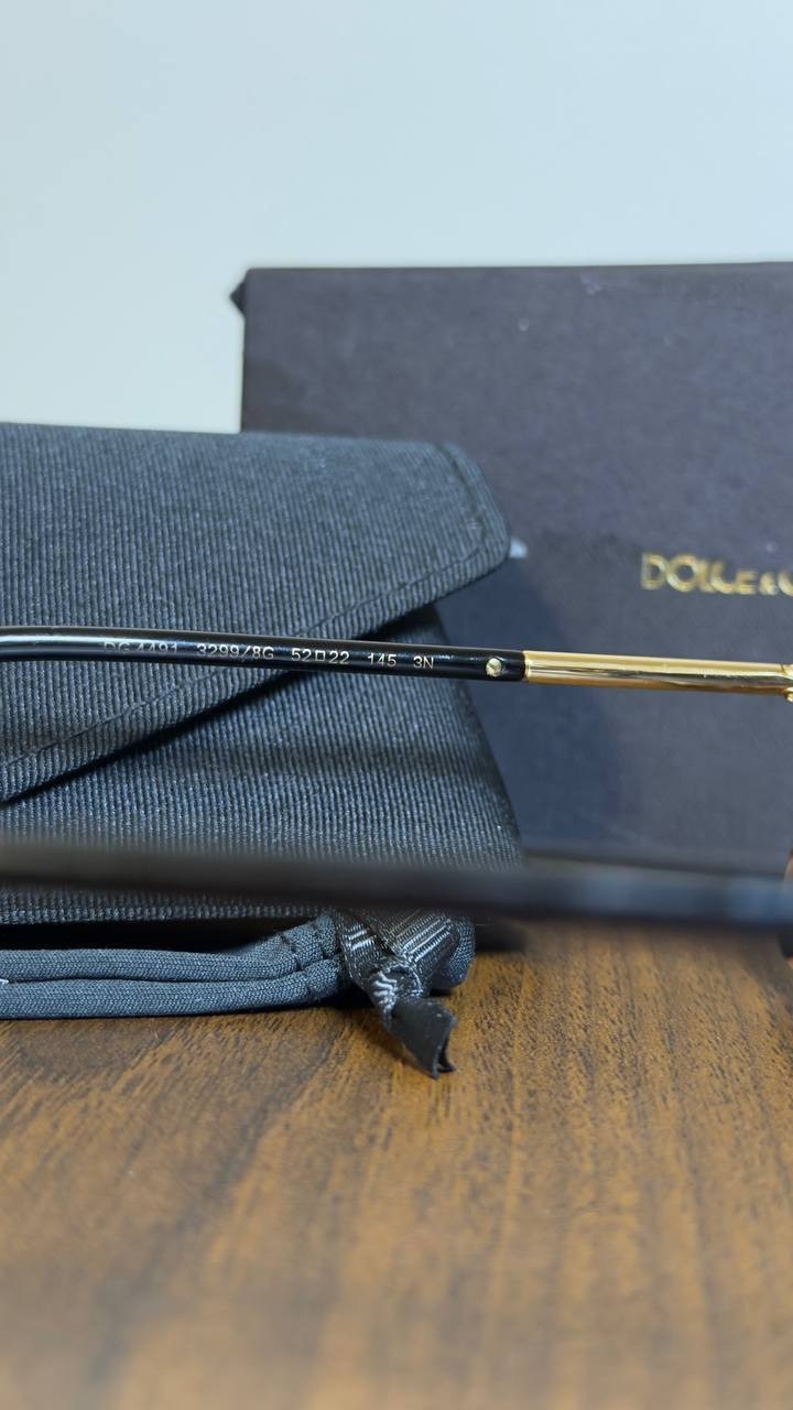 Dolce & Gabbana Sunglasses Black/Grey OS NWOT $354.00