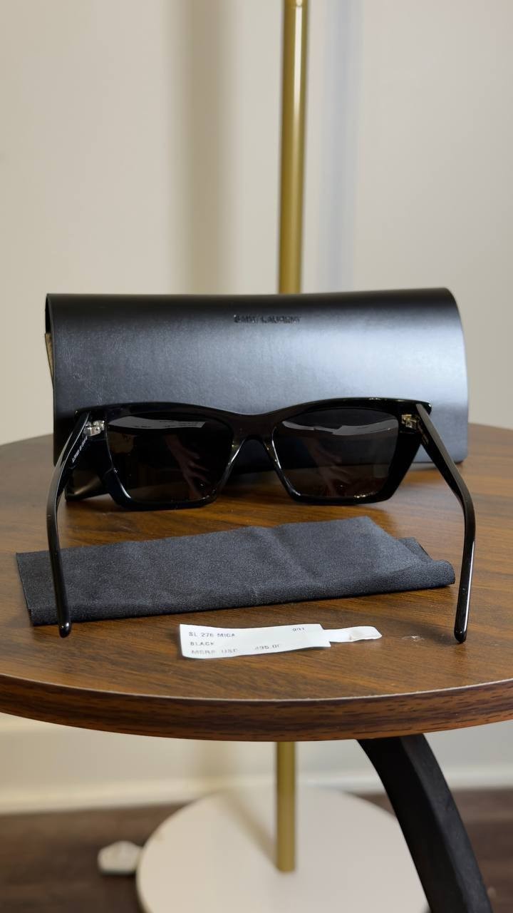 Saint  Laurent  SL  276  MICA  Black  Sunglasses  OS  NWT  $495