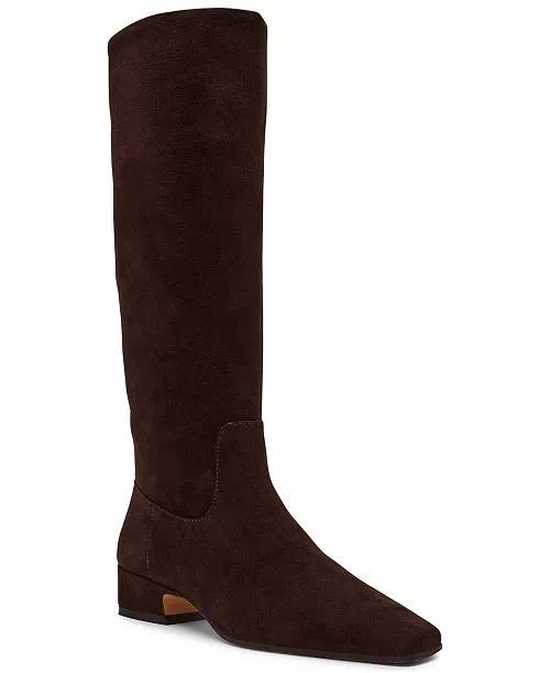 Steve Madden Brown Suede High Boots 8.5M NIB MSRP $179