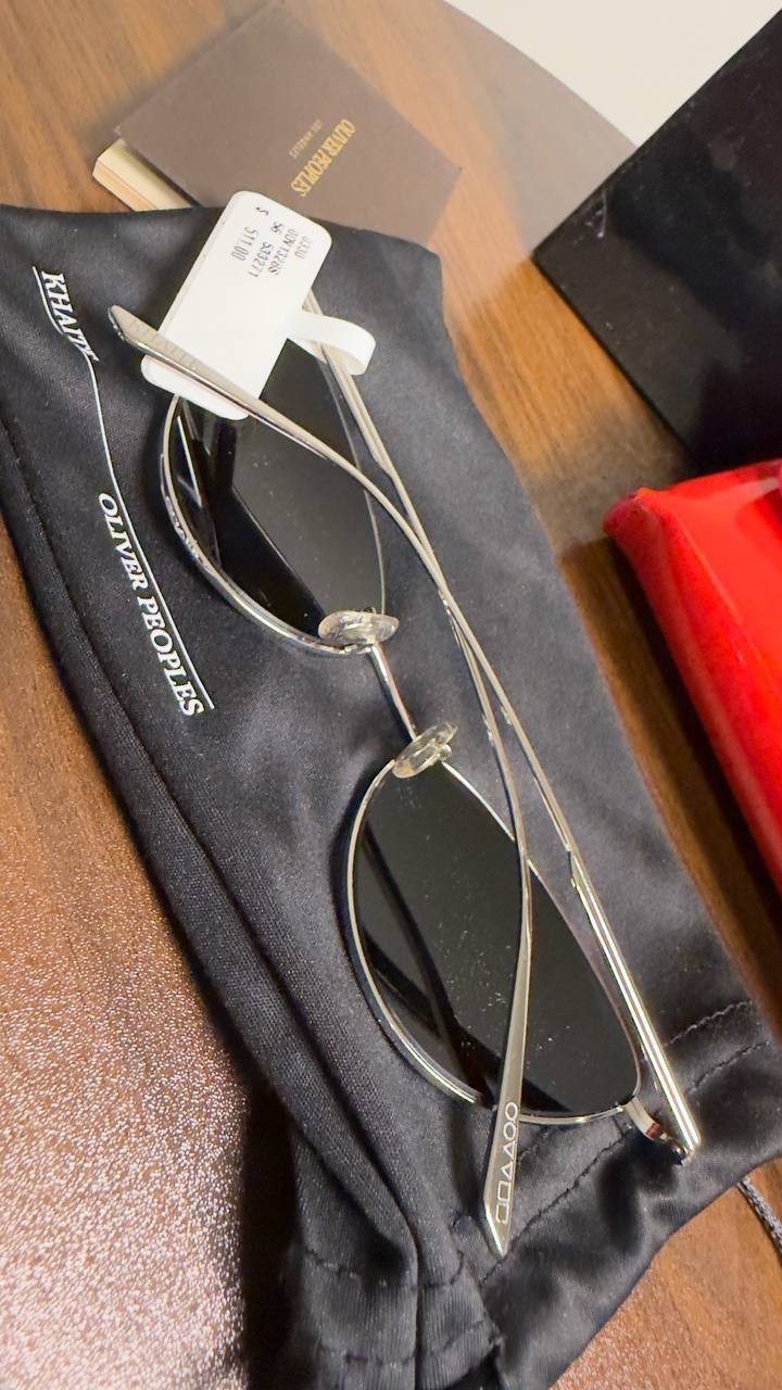Oliver  Peoples  Cat‑Eye  Sunglasses  Matte  Black  OS  NWT  $511