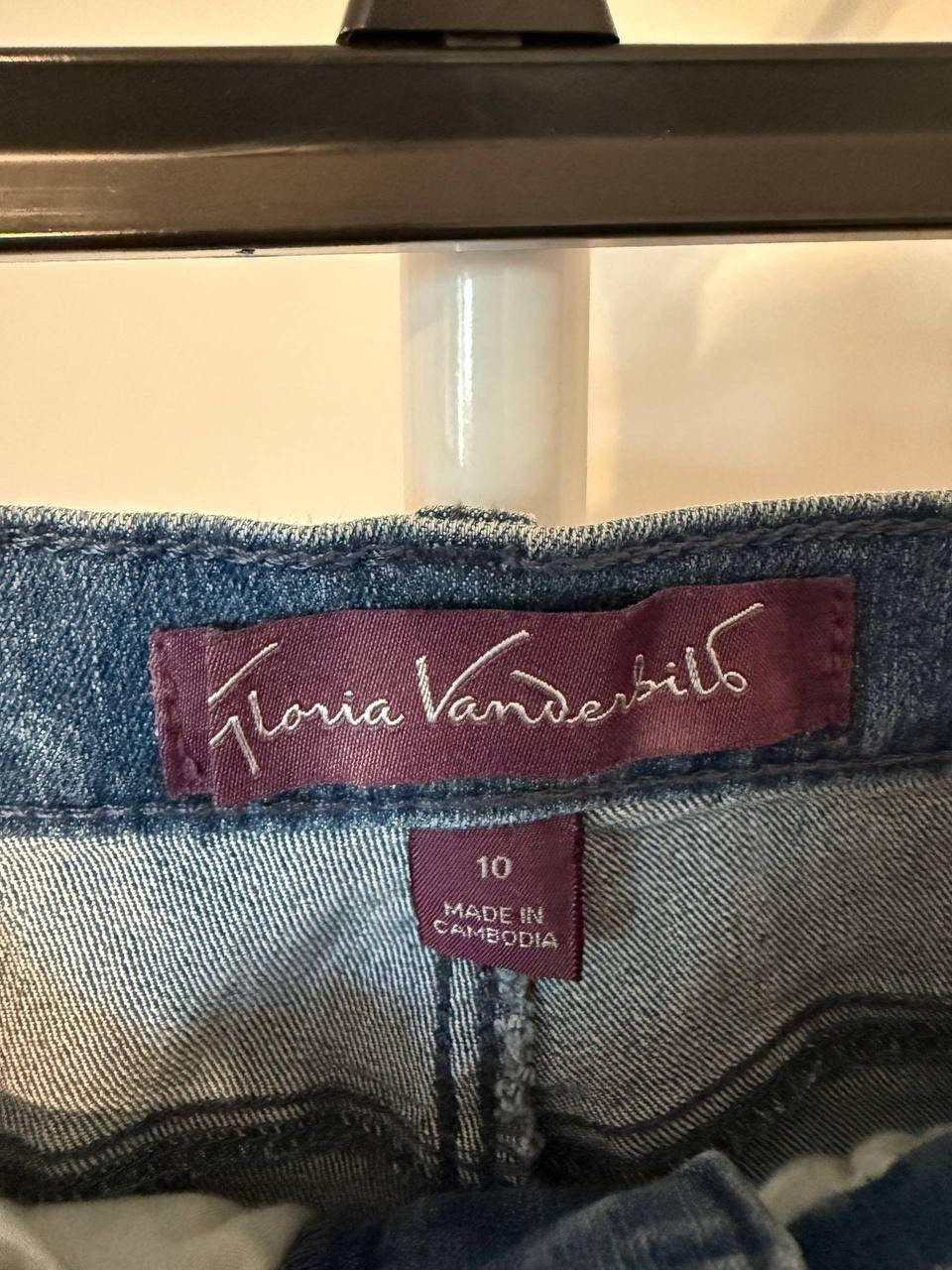 Gloria Vanderbilt Pull‑On Straight Pants BLUE Size 10 NWT MSRP$55