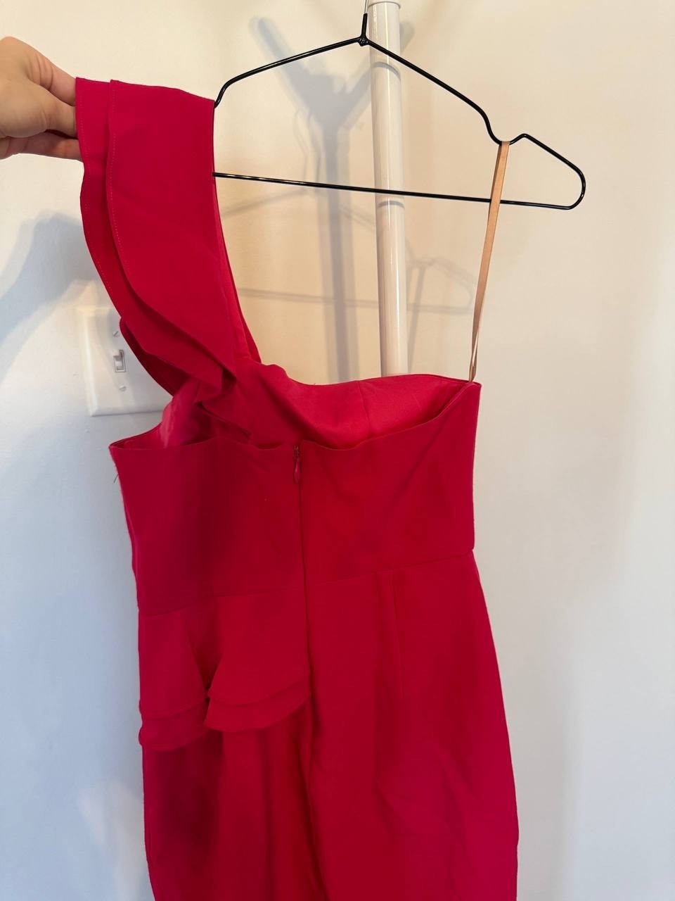Laundry by Shelli Segal One‑Shoulder Knit Cocktail Dress – Size 0 – Pre‑Owned