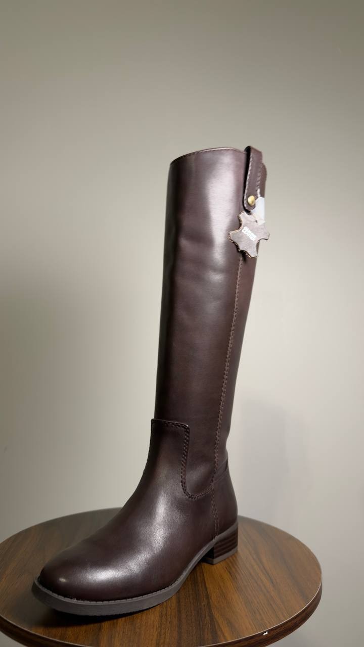 I.N.C.  Riding  Boots  Chocolate  Leather  6.5M  WC  New  $189.90