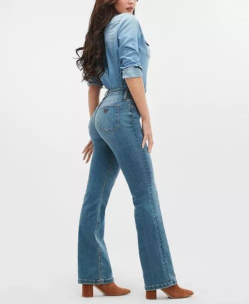 GUESS Sexy Mid‑Rise Bootcut Jeans – Size 30 – Pre‑Owned – $108