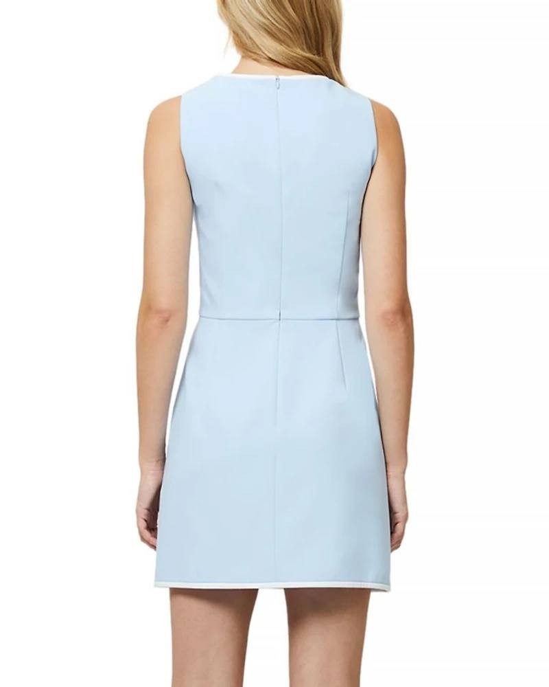 French Connection Dress L Cashmere Blue Azra Twill Mini NWT MSRP $148