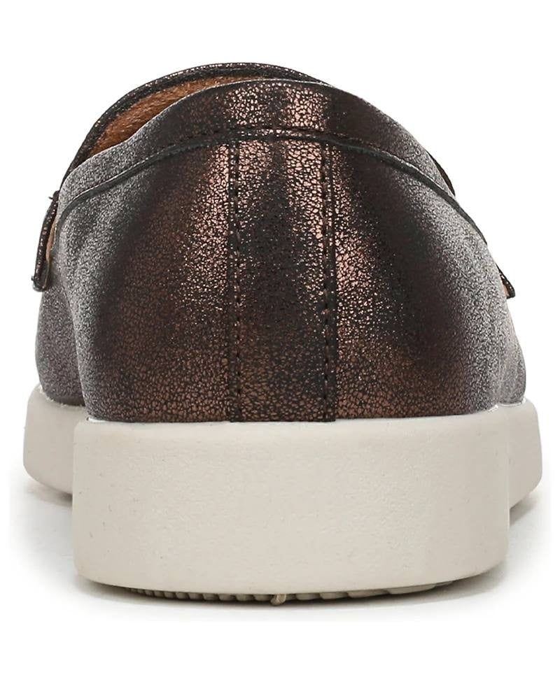 Naturalizer Dark Bronze Faux Leather Loafers 6.5W NIB MSRP $115