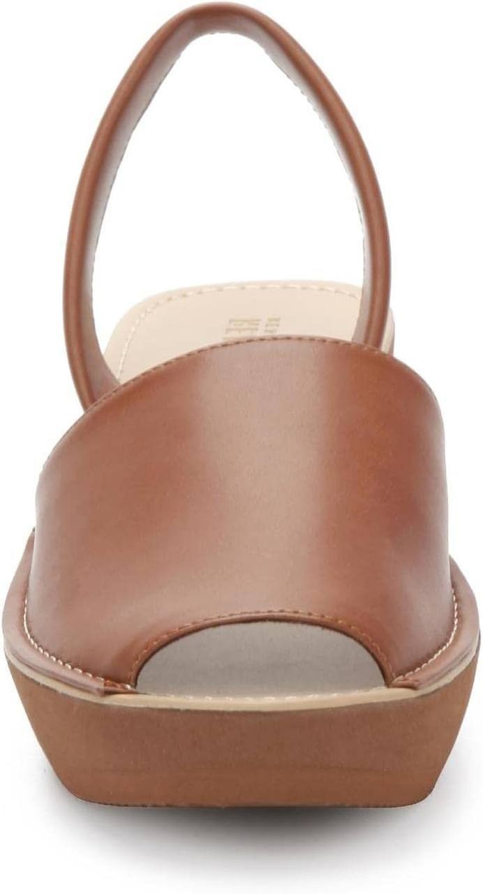 Reaction  Kenneth  Cole  Wedge  Sandals  Luggage  10M  New  $59