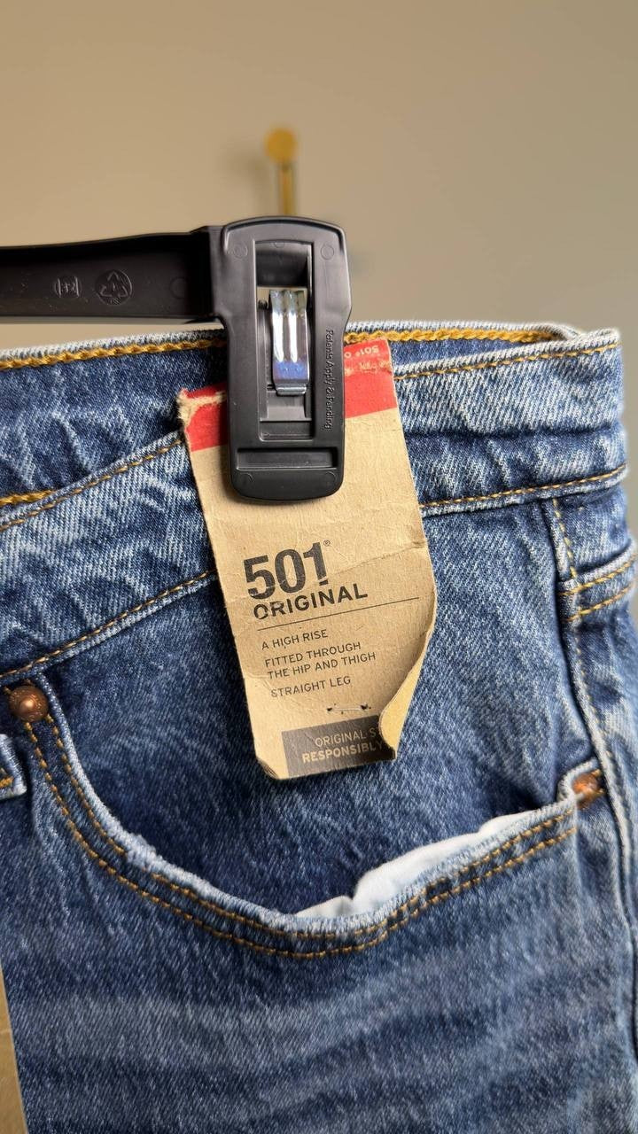 Levi’s 501 Original Women’s Jeans Plus Size Blue 20W NWT $110